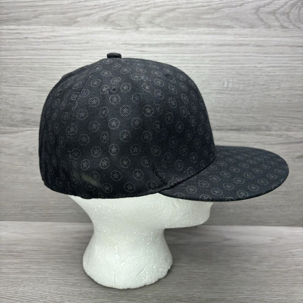 RARE Converse Dwyane Wade Snapback Hat Vintage Black Red Jordan Tag Size M - Picture 5 of 11
